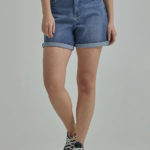 Lee mujer pantalones cortos acampanados con puños ultra lux alturas profundas ropa Z6H6F329