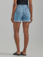 Lee mujer pantalones cortos acampanados con puños ultra lux gota de rocío ropa Z6H6F330 - Image 2