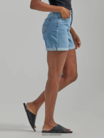 Lee mujer pantalones cortos acampanados con puños ultra lux gota de rocío ropa Z6H6F330 - Image 3