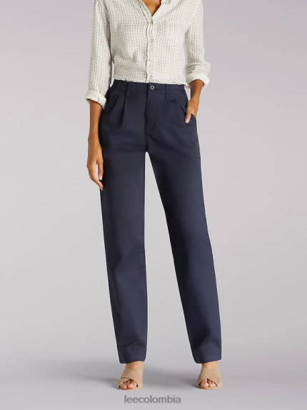Lee mujer pantalones elásticos laterales Armada ropa Z6H6F186
