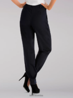 Lee mujer pantalones elásticos laterales (petite) Armada ropa Z6H6F210 - Image 2