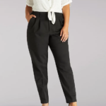 Lee mujer pantalones elásticos laterales (plus) negro ropa Z6H6F211