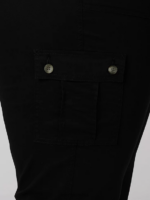 Lee mujer ultra lux con capri cargo relajado y flexible (plus) negro ropa Z6H6F450 - Image 3