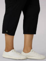 Lee mujer ultra lux con capri cargo relajado y flexible (plus) negro ropa Z6H6F450 - Image 5