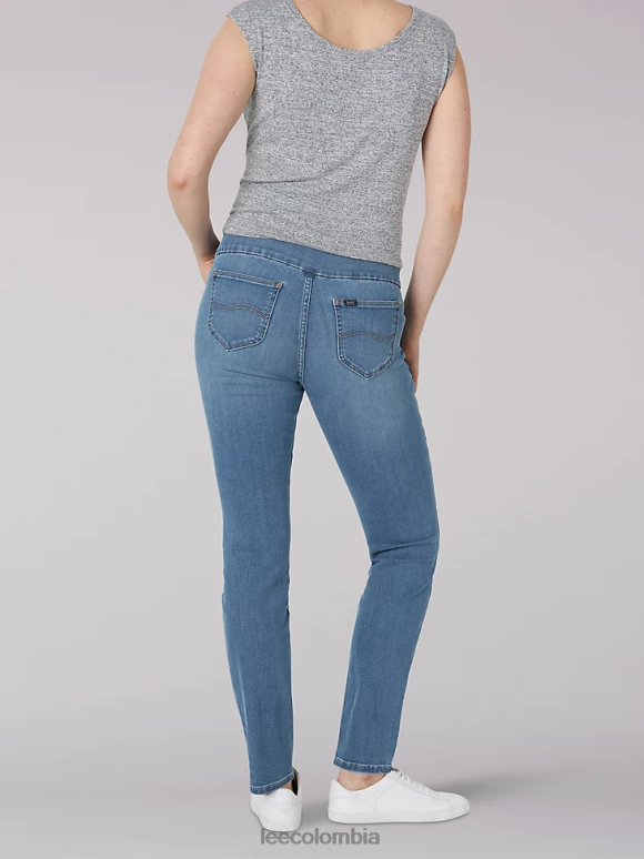 Lee mujer Vaqueros ajustados y esculpidos con pierna ajustada ancla ropa Z6H6F108 - Image 2