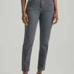 Lee mujer vaqueros de mamá legendarios gris oscuro ropa Z6H6F25