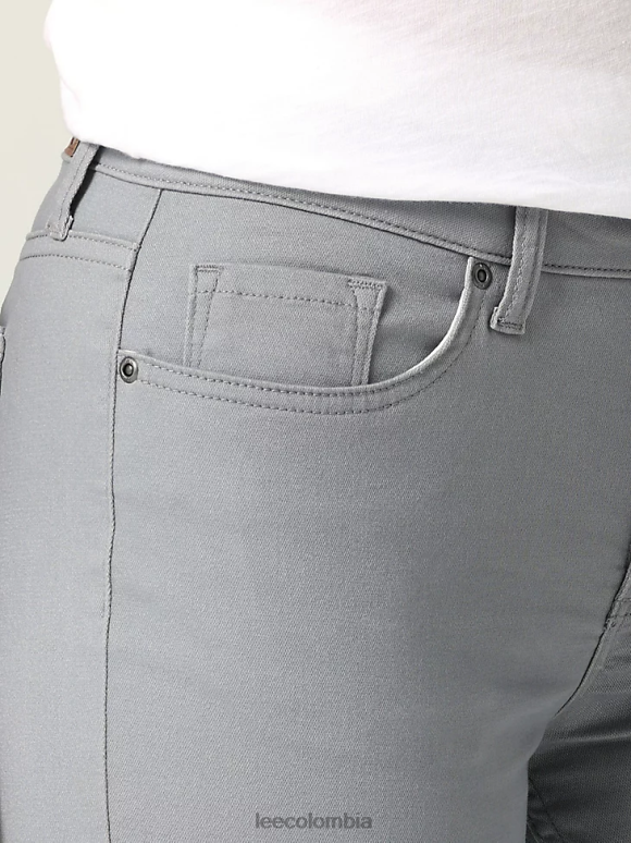 Lee mujer Vaqueros legendarios de corte regular y pernera recta gris dover ropa Z6H6F46 - Image 4
