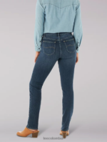Lee mujer Vaqueros rectos ajustados y cómodos ultra lux celestial ropa Z6H6F21 - Image 2