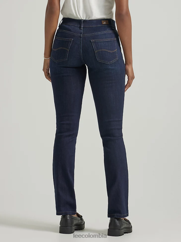 Lee mujer Vaqueros ultra lux con movimiento flexible, ajuste regular y pernera recta niágra ropa Z6H6F69 - Image 3