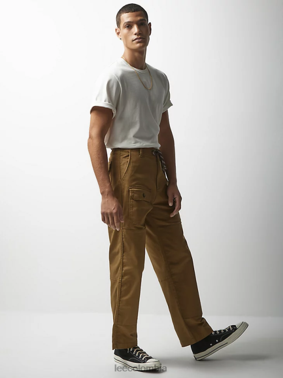 Lee x The Brooklyn Circus hombres pantalón con cordón caqui oscuro ropa Z6H6F833 - Image 7