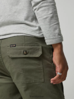Lee x The Brooklyn Circus hombres pantalón con cordón oliva apagado ropa Z6H6F832 - Image 5