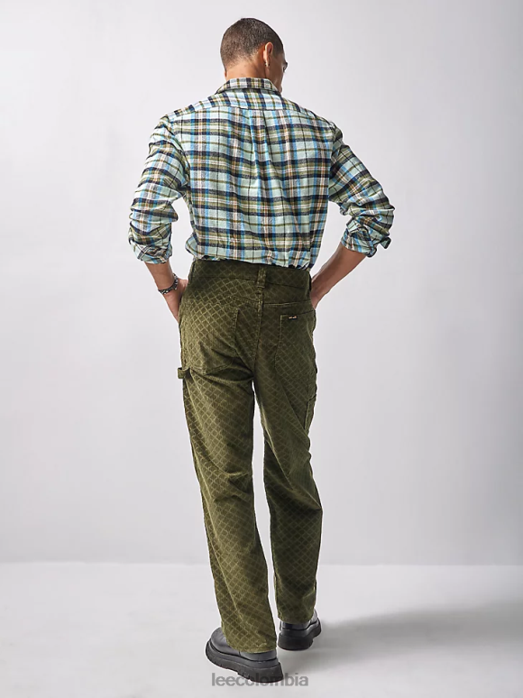 Lee x The Brooklyn Circus hombres pantalón de carpintero de pana col rizada ropa Z6H6F831 - Image 2