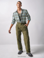 Lee x The Brooklyn Circus hombres pantalón de carpintero de pana col rizada ropa Z6H6F831